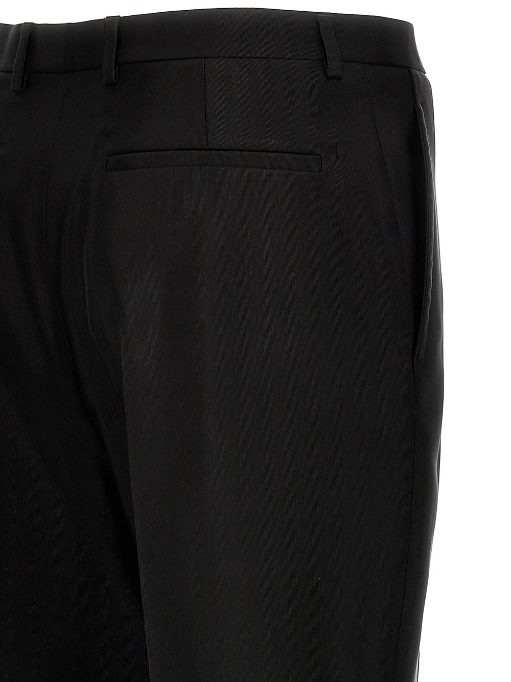 Saint Laurent Black Acetate Dress Pants - 48 | M