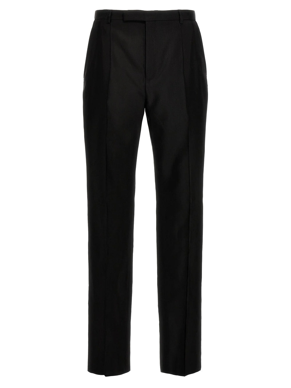 Saint Laurent Black Acetate Dress Pants - 48 | M