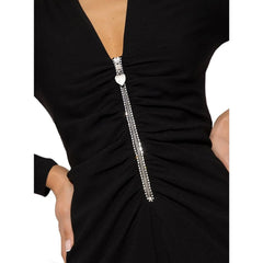 Saint Laurent Black Acetate Jumpsuit