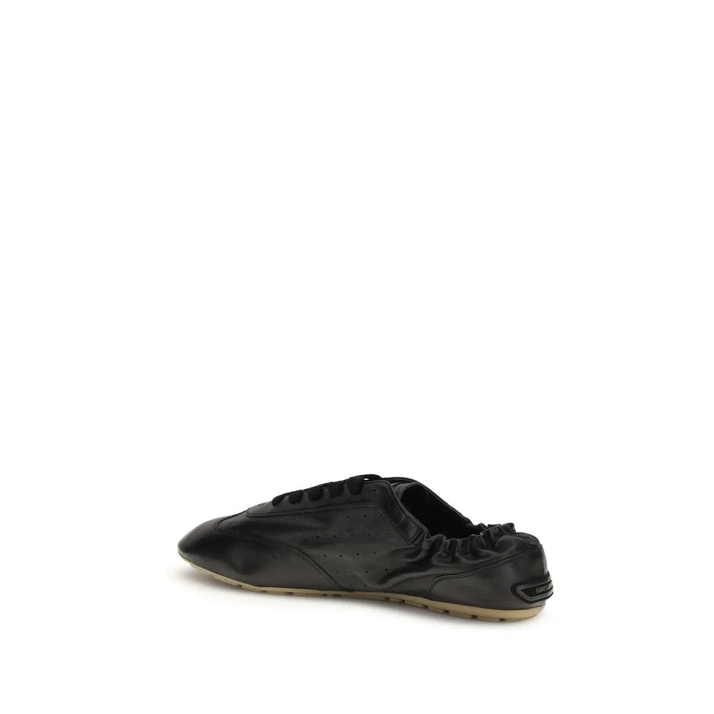 Saint Laurent Black Calf Leather Bos Taurus Athletic Sneakers - EU44/US11