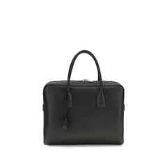 Saint Laurent Black Calf Leather Bos Taurus Handbag
