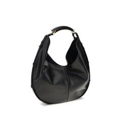 Saint Laurent Black Calf Leather Bos Taurus Shoulder Bag
