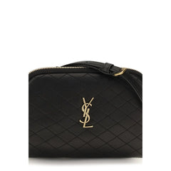 Saint Laurent Black Calf Leather Bos Taurus Shoulder Bag