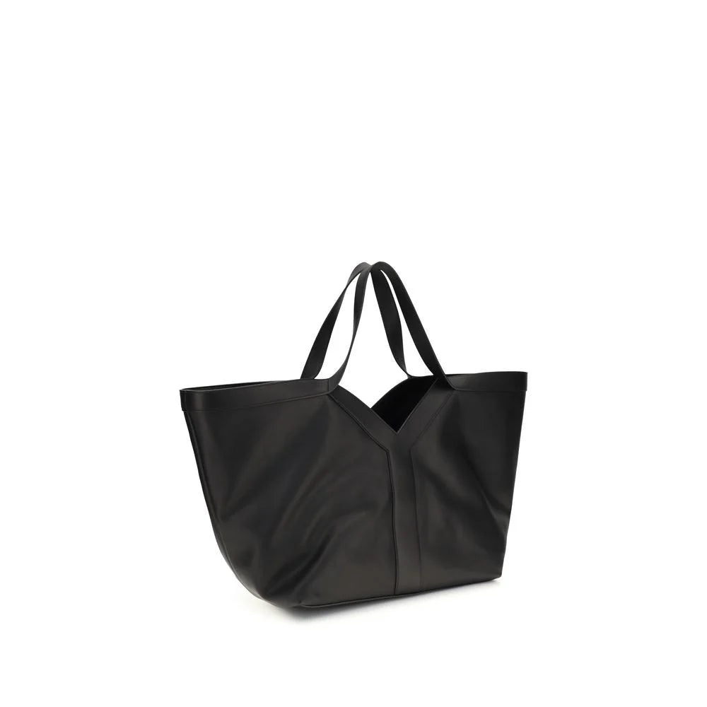 Saint Laurent Black Calf Leather Bos Taurus Shoulder Bag