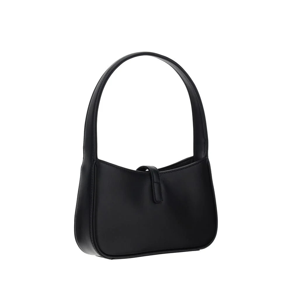 Saint Laurent Black Calf Leather Bos Taurus Shoulder Bag