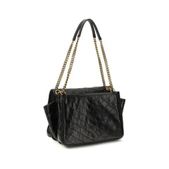 Saint Laurent Black Calf Leather Bos Taurus Shoulder Bag