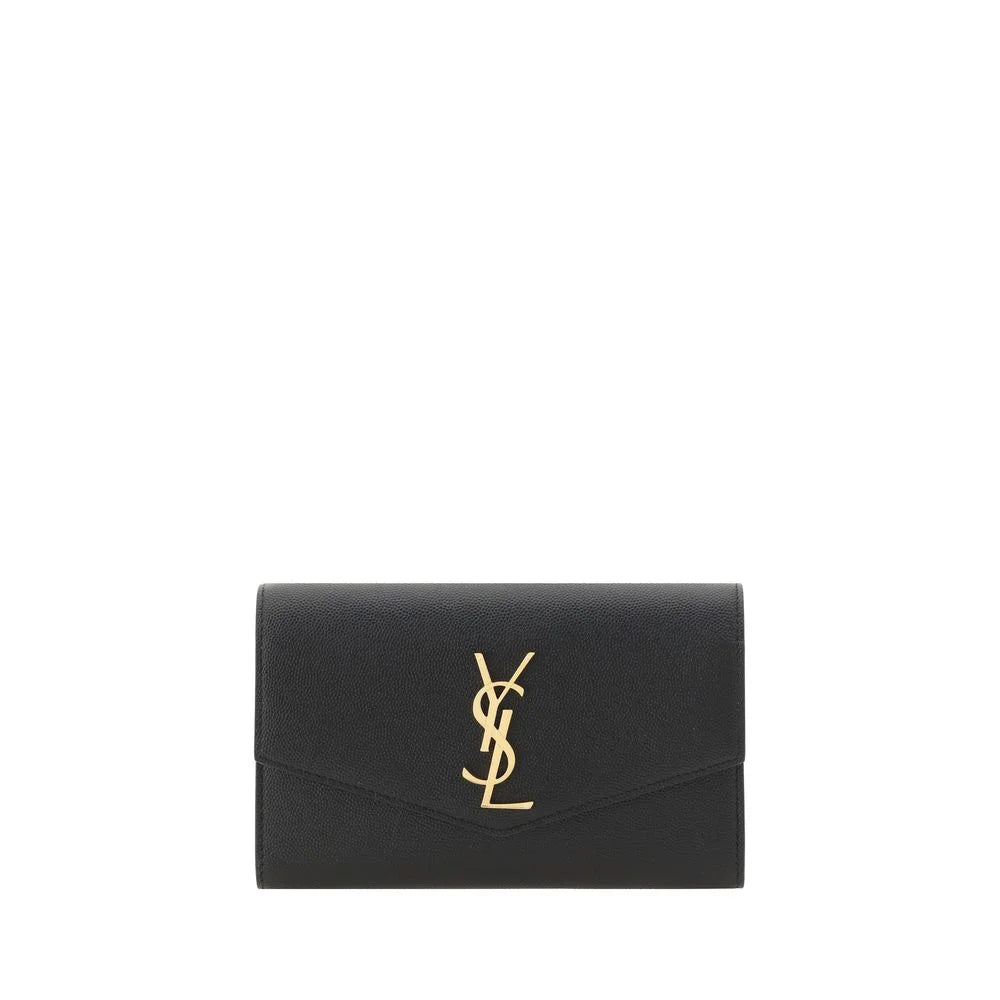 Saint Laurent Black Calf Leather Bos Taurus Shoulder Bag