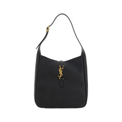 Saint Laurent Black Calf Leather Bos Taurus Shoulder Bag