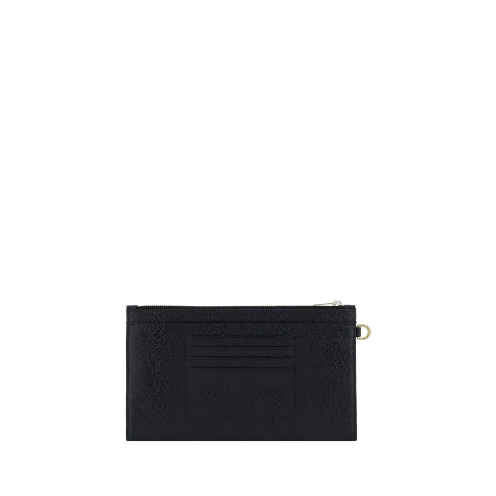 Saint Laurent Black Calf Leather Bos Taurus Wallet