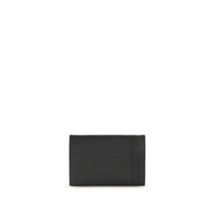 Saint Laurent Black Calf Leather Bos Taurus Wallet