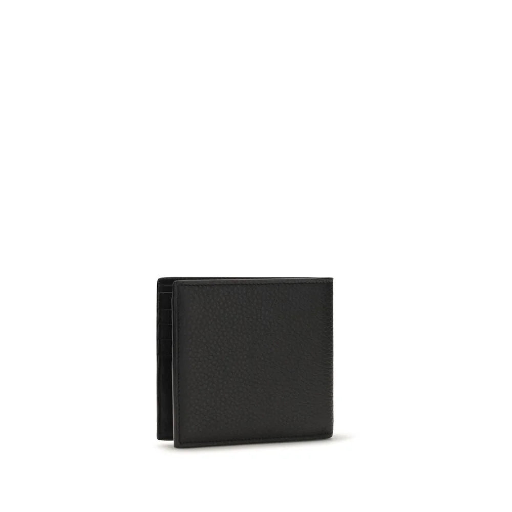 ארנק עור פרות' חום של Saint Laurent