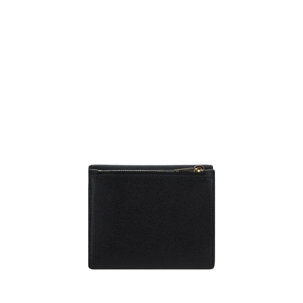 Saint Laurent Black Calf Leather Bos Taurus Wallet