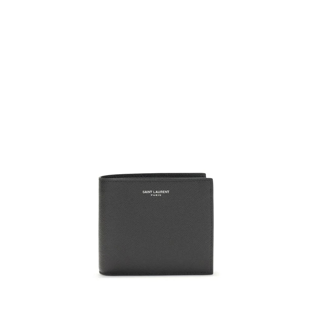 Saint Laurent Svart Kalveskinn Bos Taurus Lommebok
