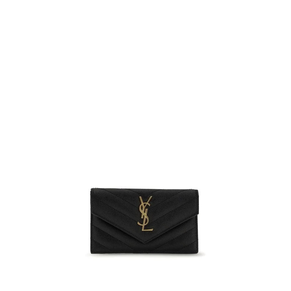 Saint Laurent Fekete Bőrből Készített Bos Taurus Termék Ócskavásárlás
