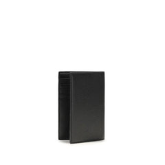 Saint Laurent שחור עור עגל Bos Taurus ארנק