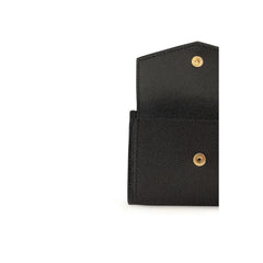 Saint Laurent Black Calf Leather Bos Taurus Wallet