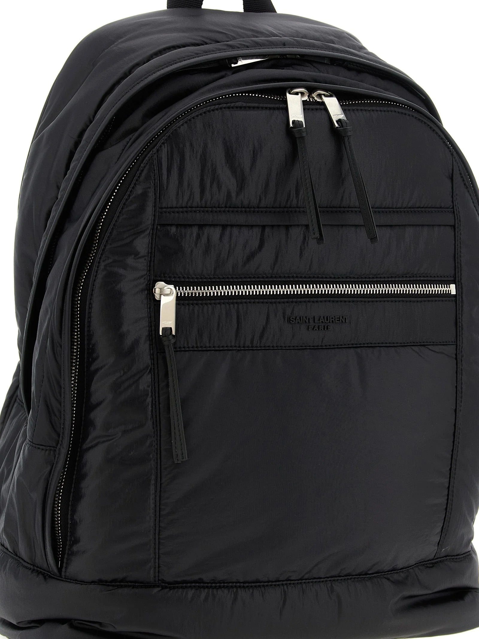 Saint Laurent Black Calfskin Backpack