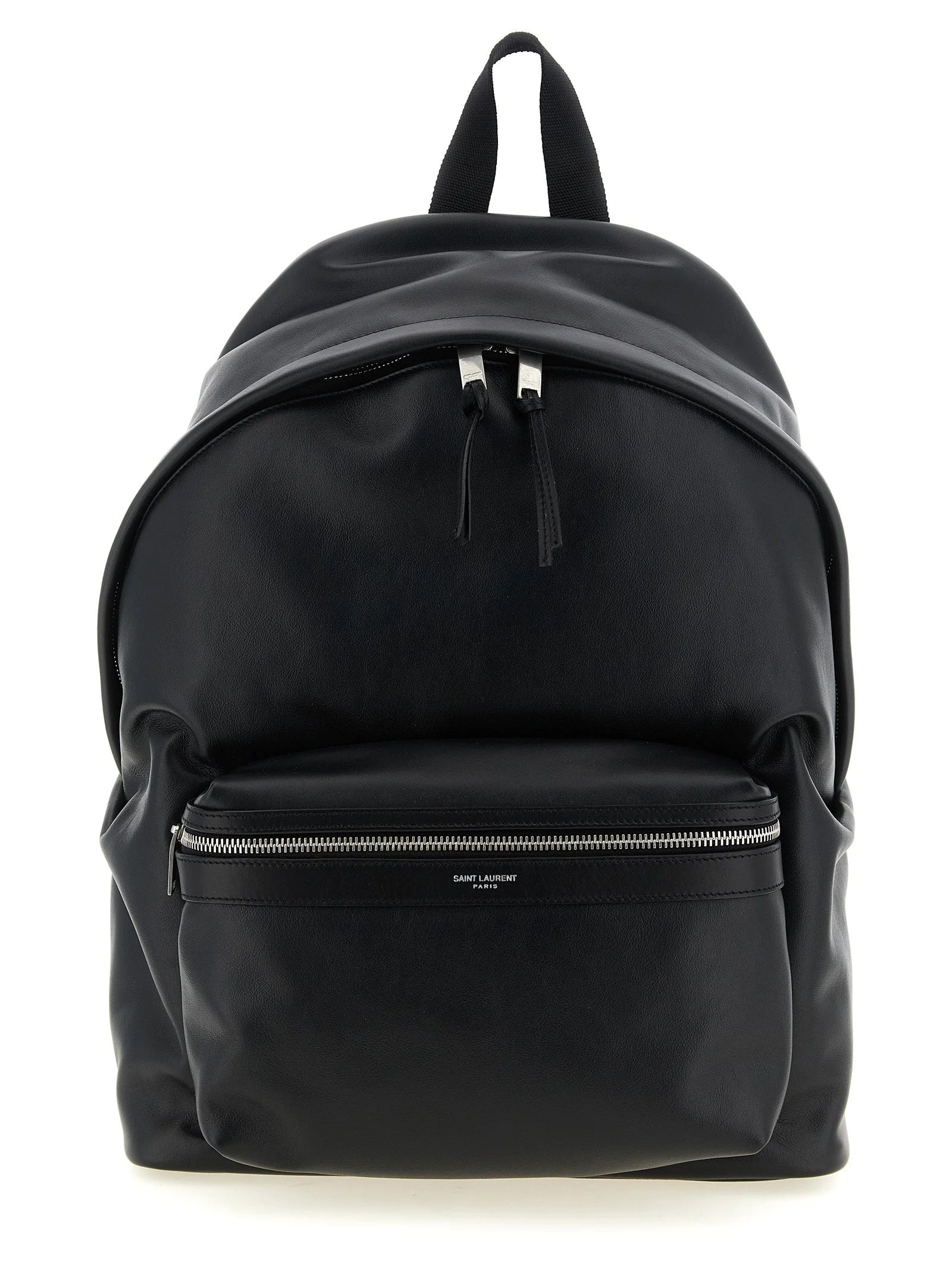 Saint Laurent Black Calfskin Backpack