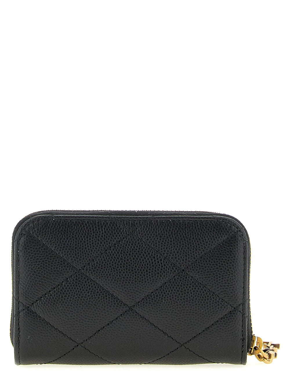 Saint Laurent Black Calfskin Cardholder