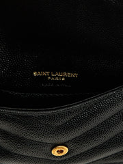 Saint Laurent Black Calfskin Cardholder