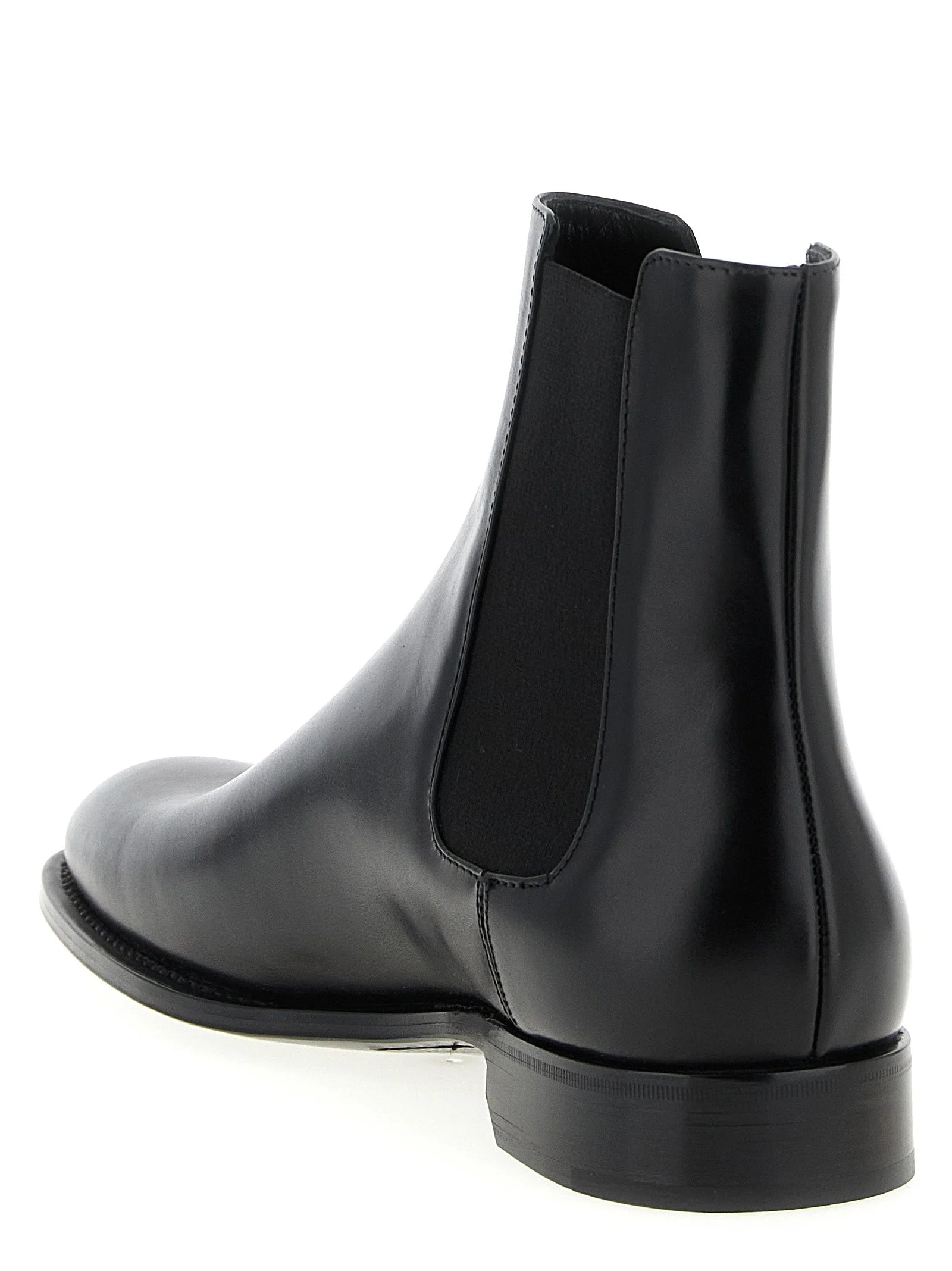Saint Laurent Black Calfskin Chelsea Boots - EU 40 | US 7