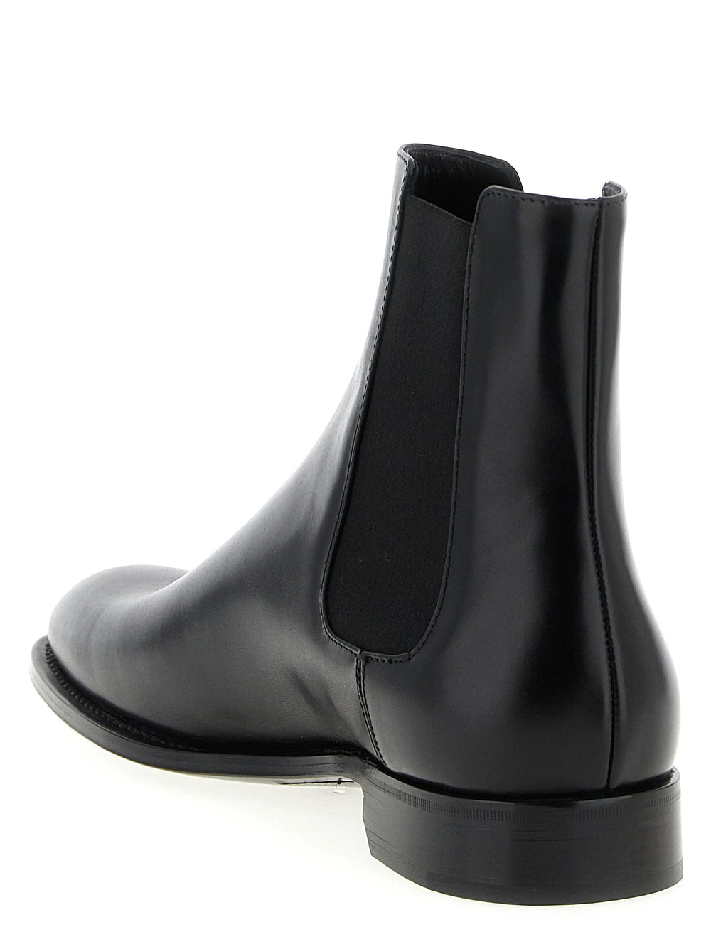 Saint Laurent Black Calfskin Chelsea Boots - EU 40 | US 7