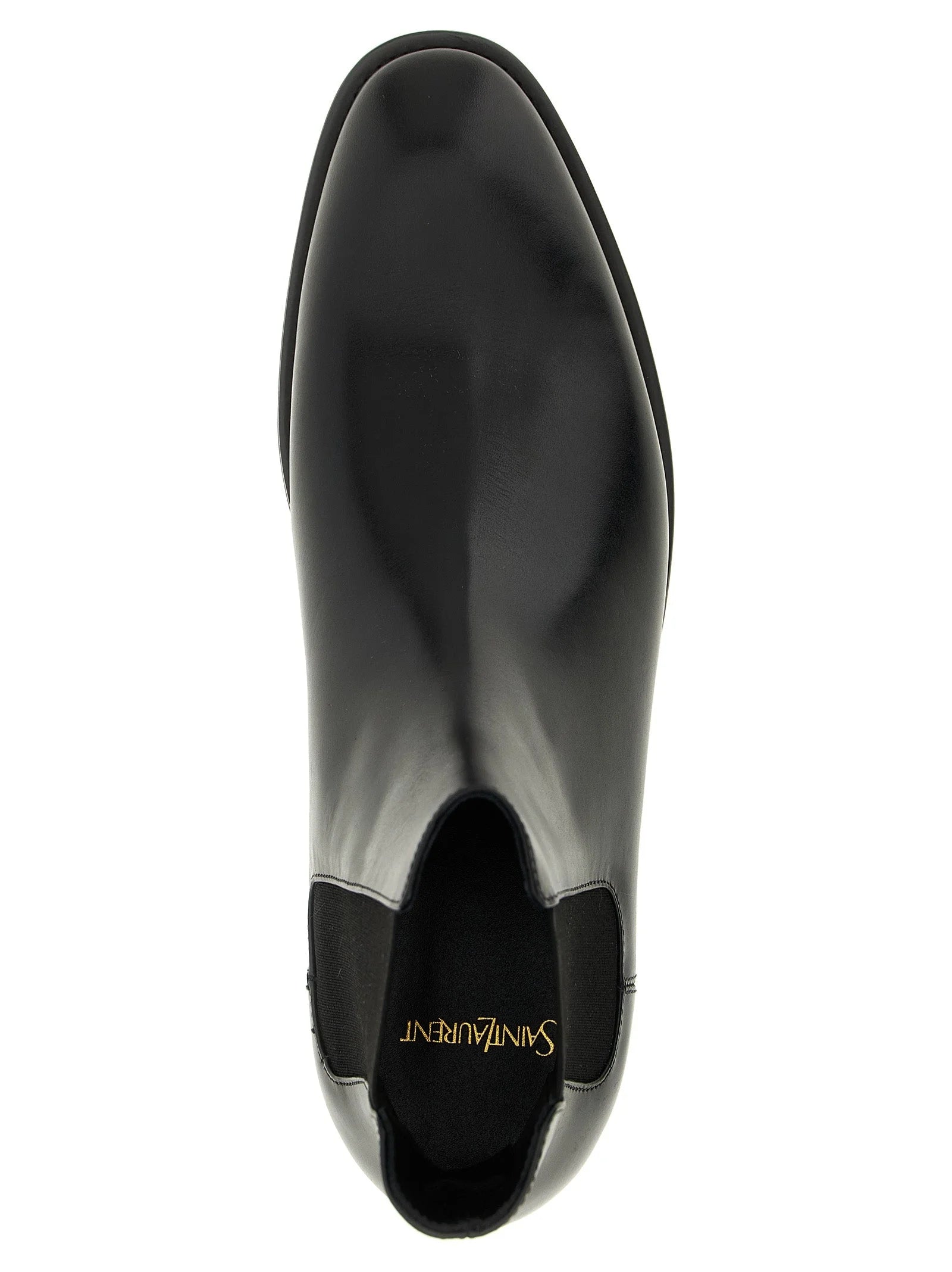 Saint Laurent Black Calfskin Chelsea Boots - EU 40 | US 7