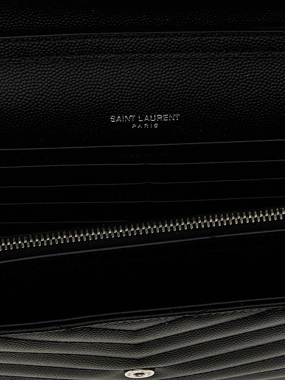 Saint Laurent Black Calfskin Clutch Bag