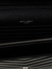 Saint Laurent Black Calfskin Clutch Bag