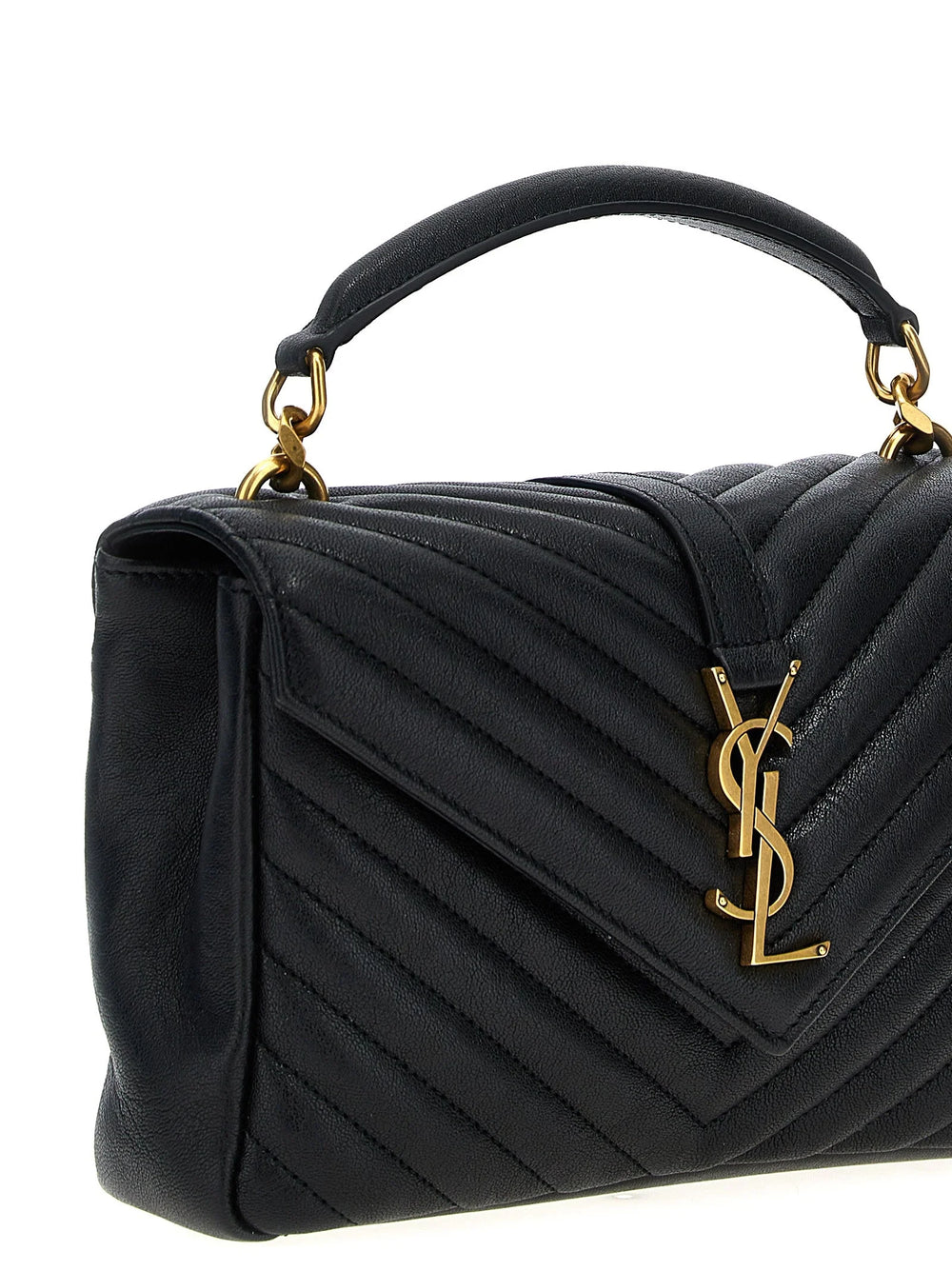 Saint Laurent Black Calfskin Crossbody Bag