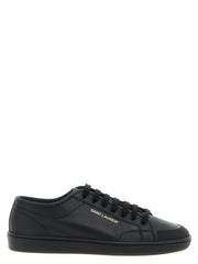 Saint Laurent Black Calfskin Low Top Sneakers - EU 40 | US 7