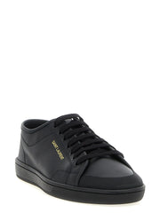 Saint Laurent Black Calfskin Low Top Sneakers - EU 40 | US 7