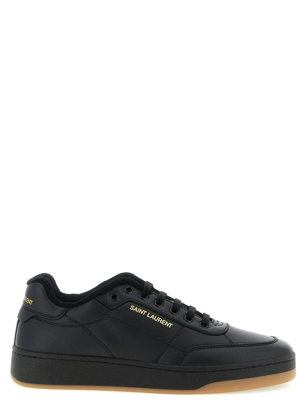Saint Laurent Black Calfskin Low Top Sneakers - EU44/US11