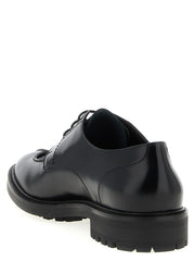 Saint Laurent Black Calfskin Oxfords And Derbies