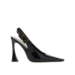 Saint Laurent Black Calfskin Platform Pumps - EU35/US5