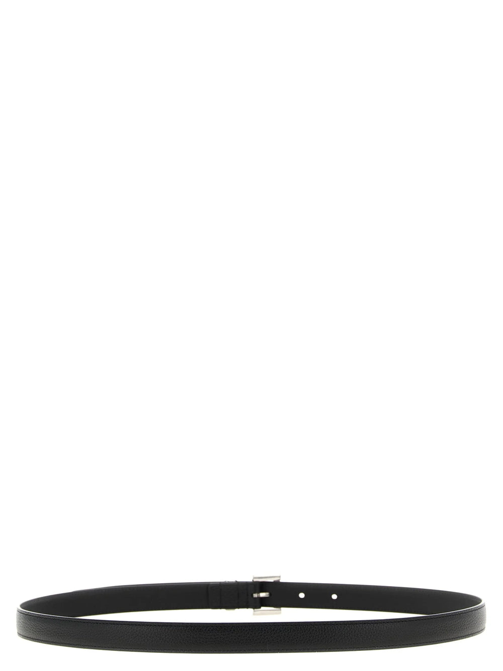 Saint Laurent Black Calfskin Regular Belt