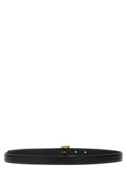 Saint Laurent Black Calfskin Regular Belt