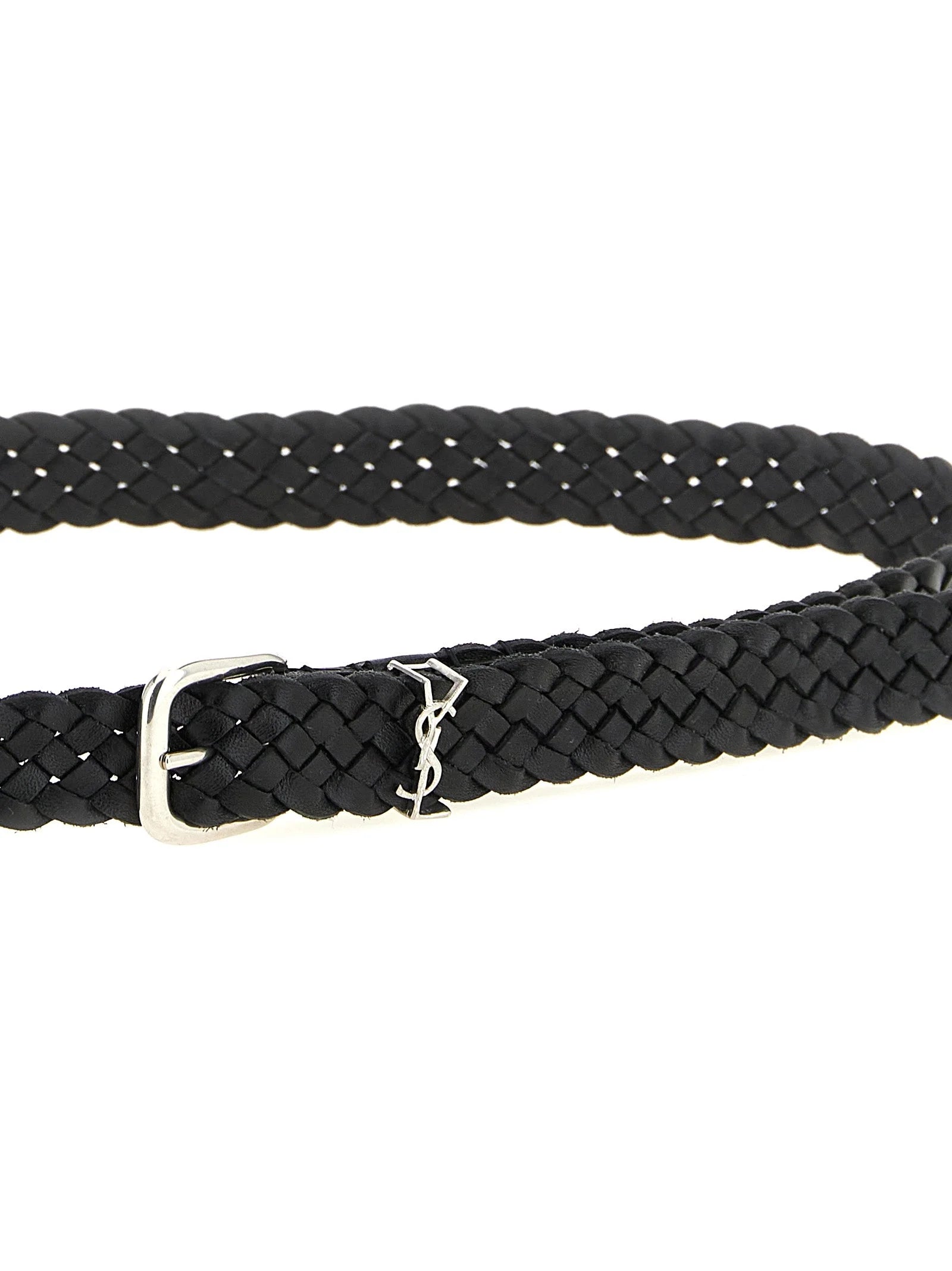 Saint Laurent Black Calfskin Regular Belt - 90 cm / 36 Inches