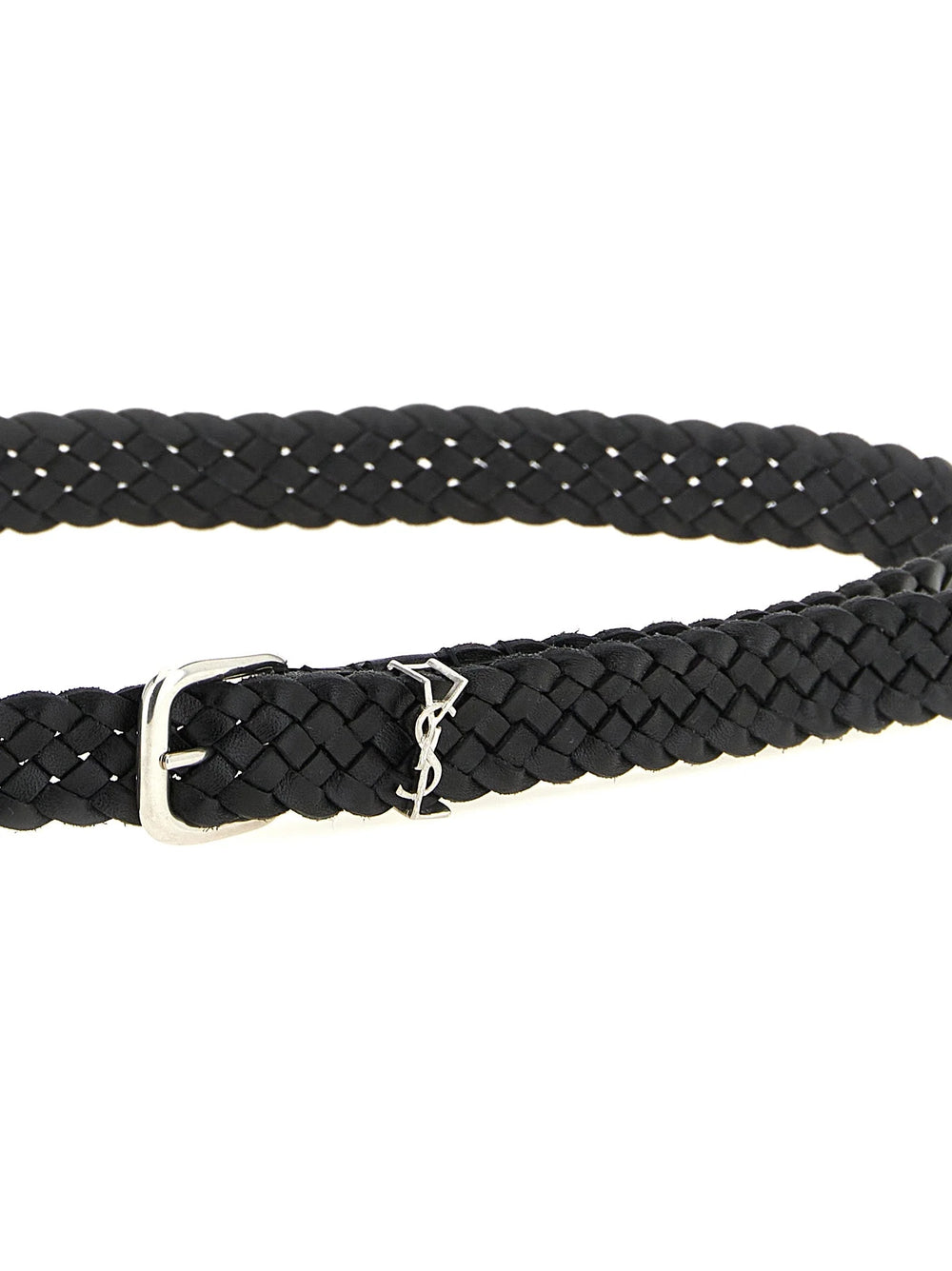 Saint Laurent Black Calfskin Regular Belt - 90 cm / 36 Inches