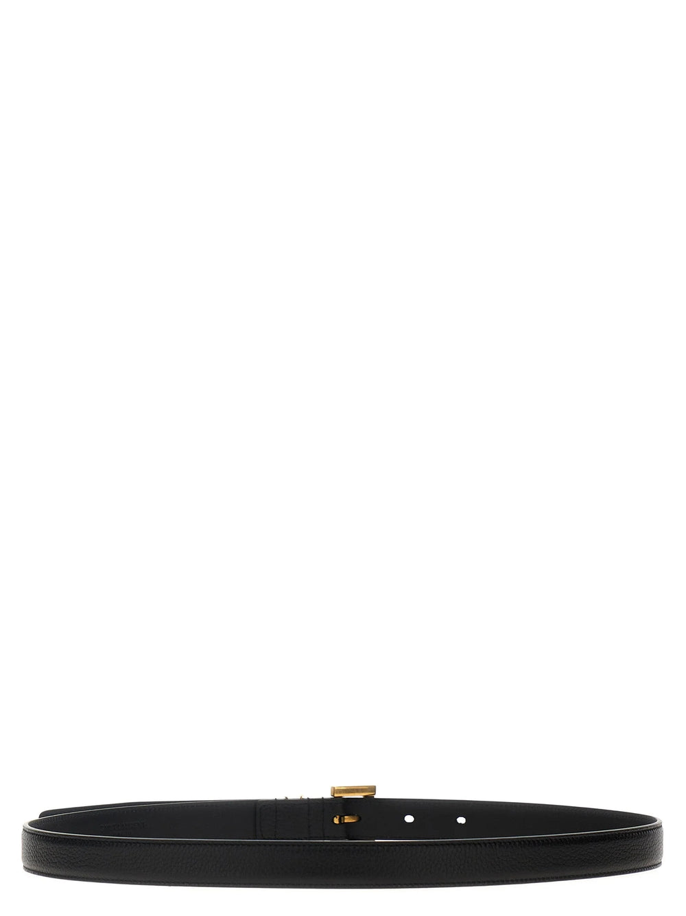 Saint Laurent Black Calfskin Regular Belt - 90 cm / 36 Inches