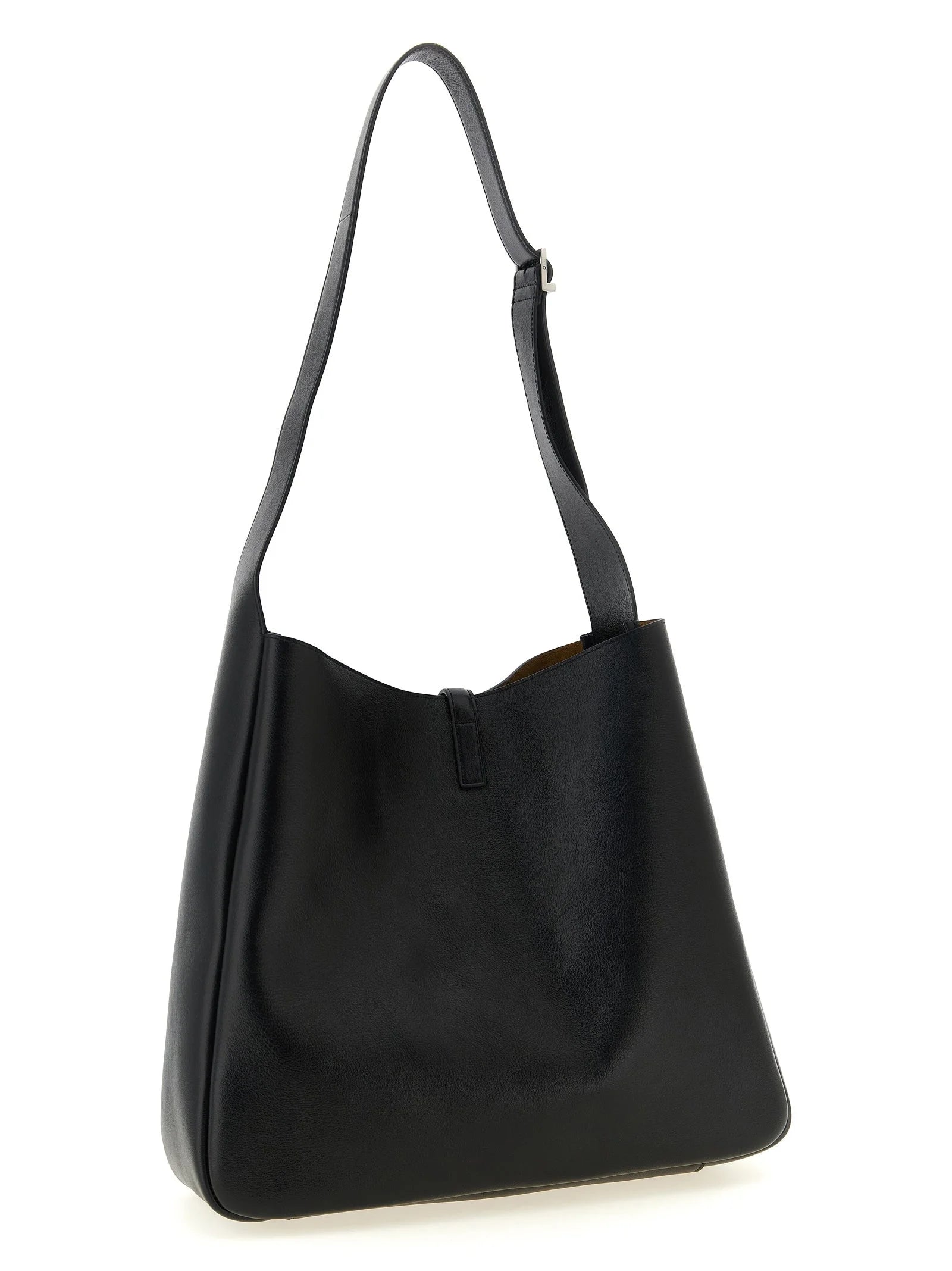 Saint Laurent svart kalveskinn skulderveske