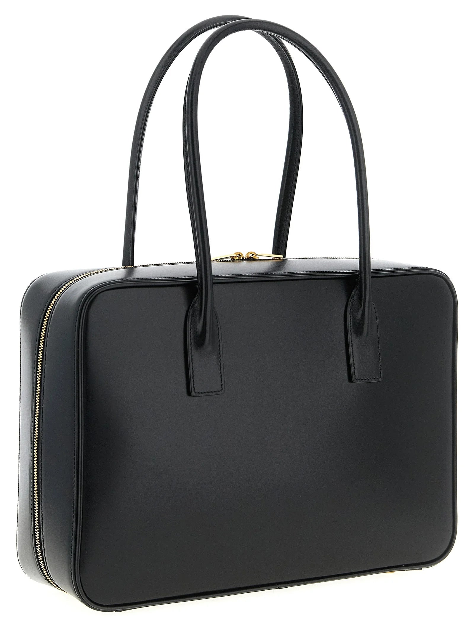 Saint Laurent Black Calfskin Shoulder Bag