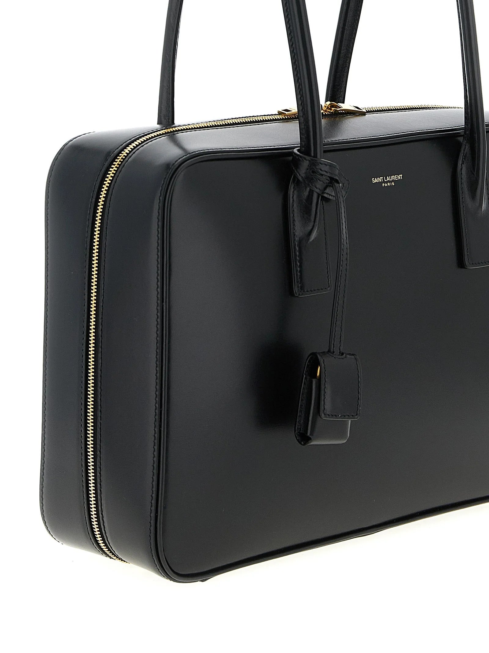 Saint Laurent Black Calfskin Shoulder Bag