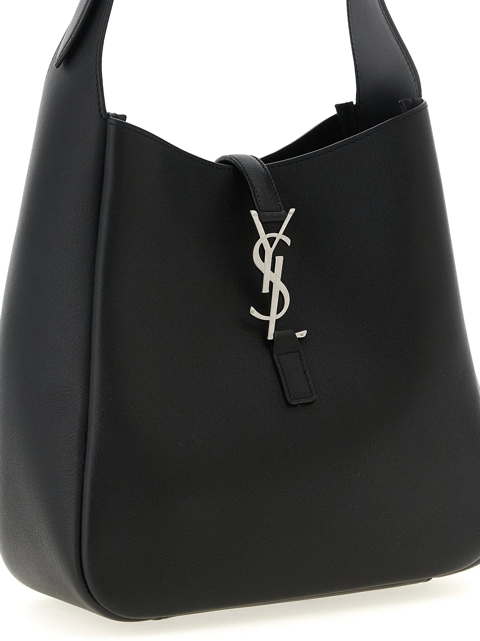 Saint Laurent Black Calfskin Shoulder Bag
