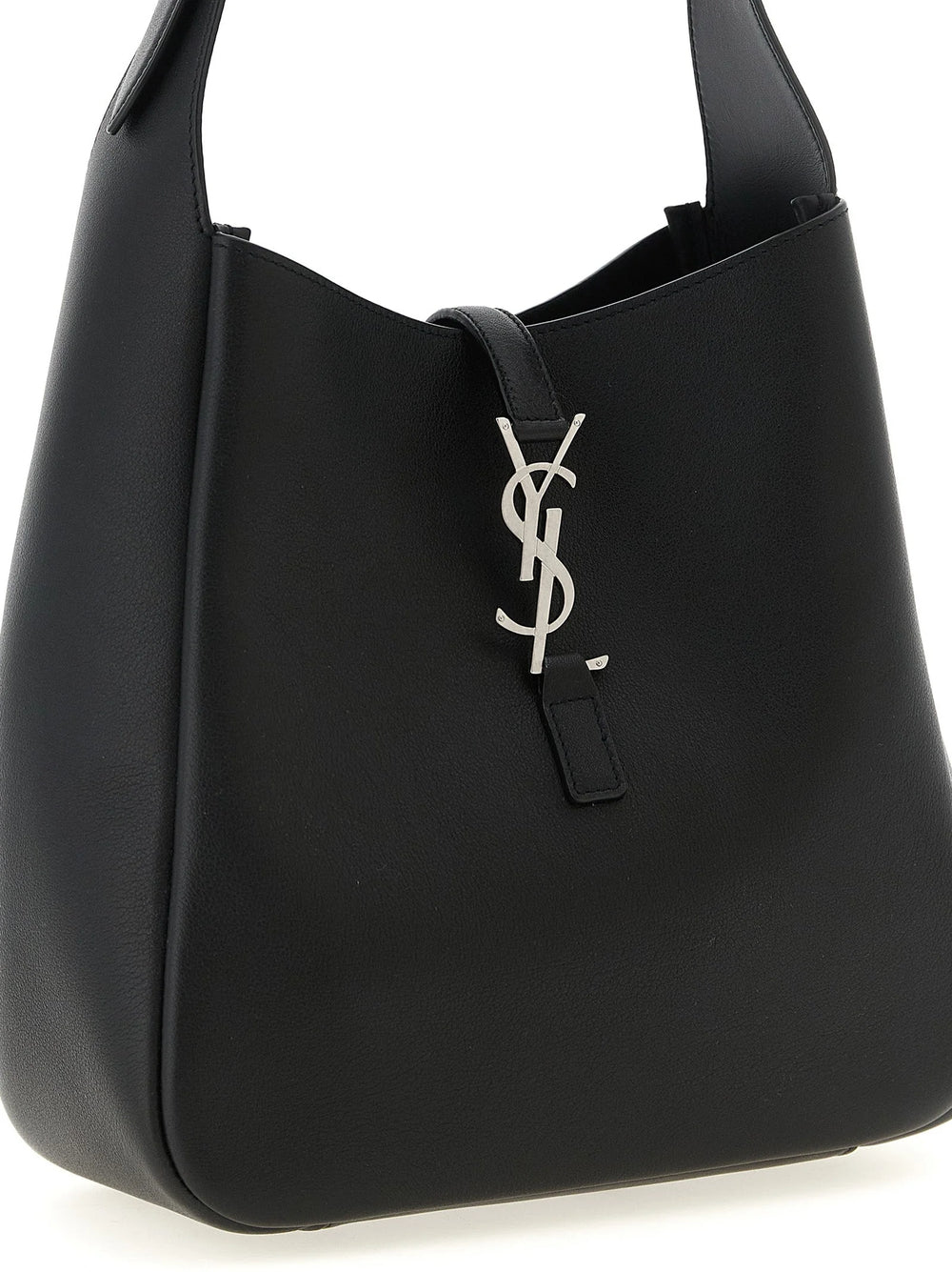 Saint Laurent Black Calfskin Shoulder Bag