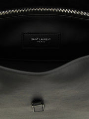 Saint Laurent Black Calfskin Shoulder Bag