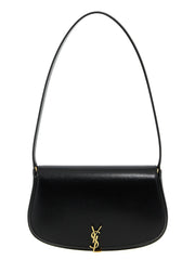 Saint Laurent Black Calfskin Shoulder Bag