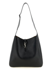 Saint Laurent svart kalveskinn skulderveske