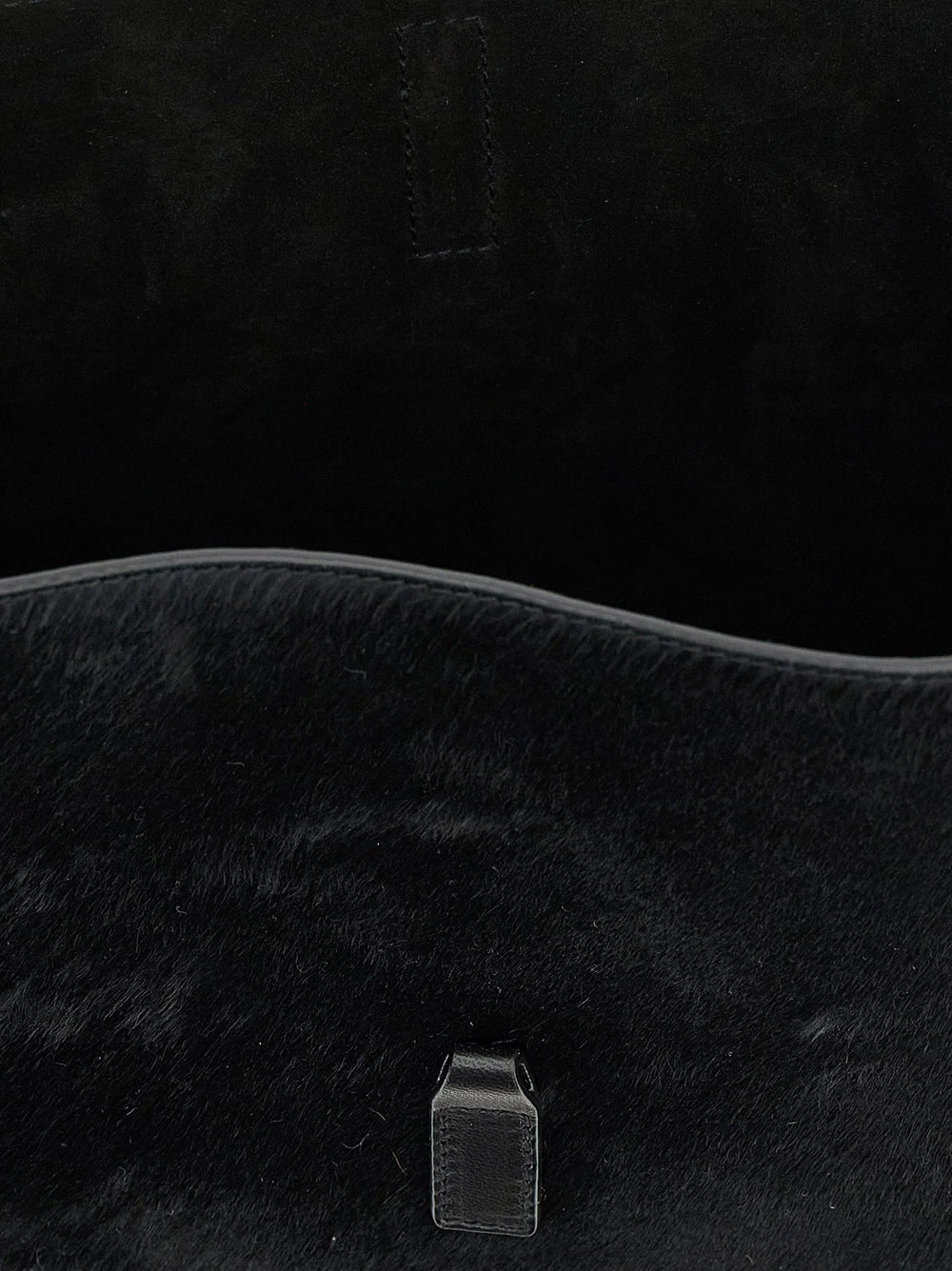 Saint Laurent Black Calfskin Shoulder Bag