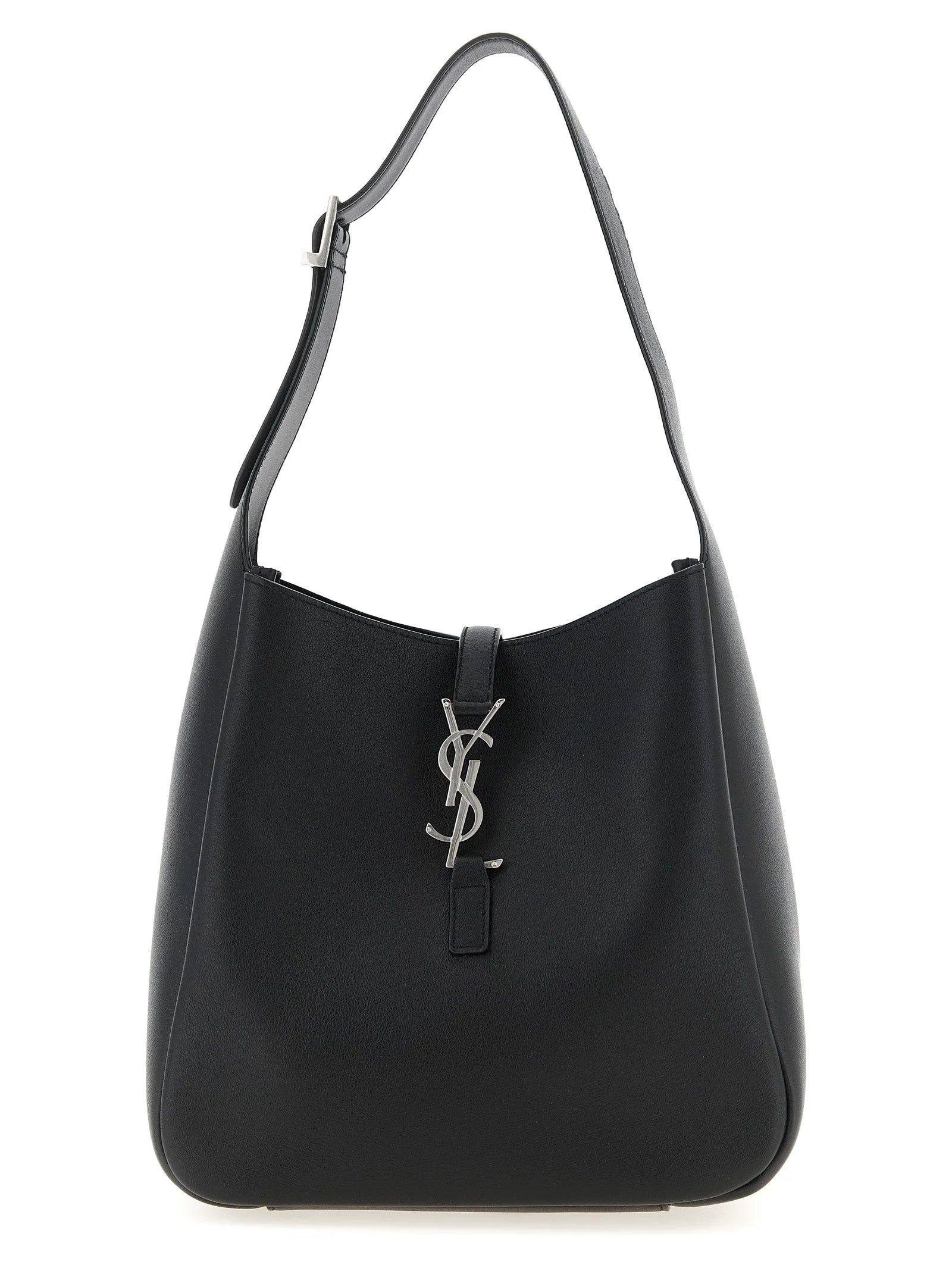Saint Laurent Black Calfskin Shoulder Bag